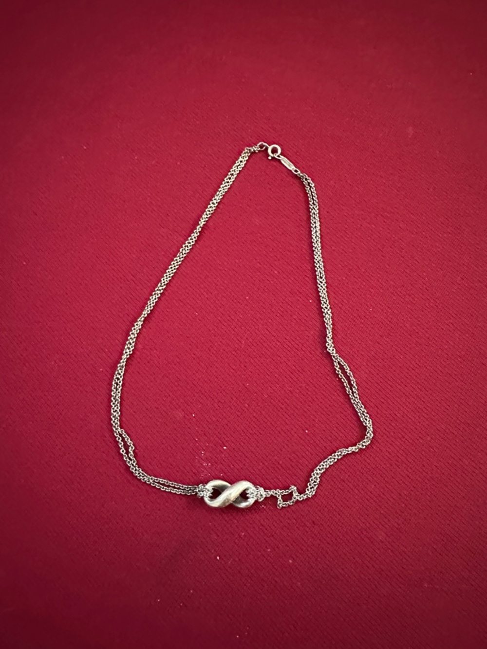 Tiffany & Co. Sterling Infinity Pendant Necklace - Silver